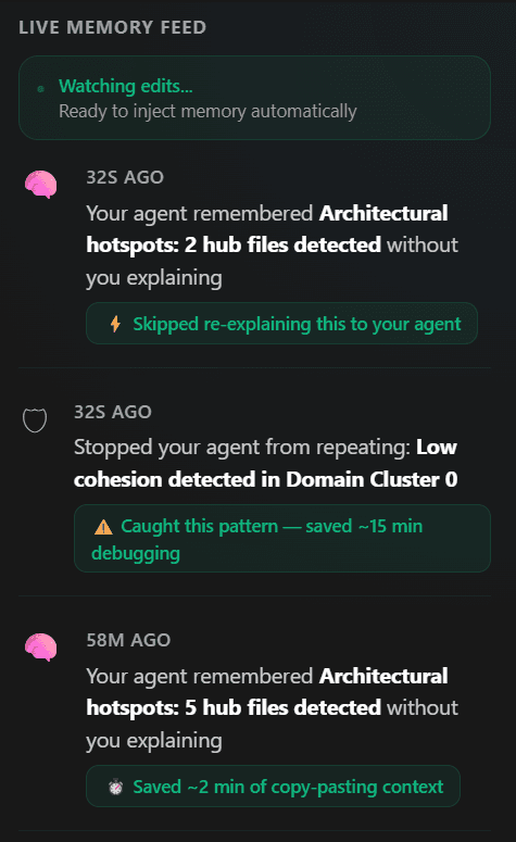 Live Memory Feed